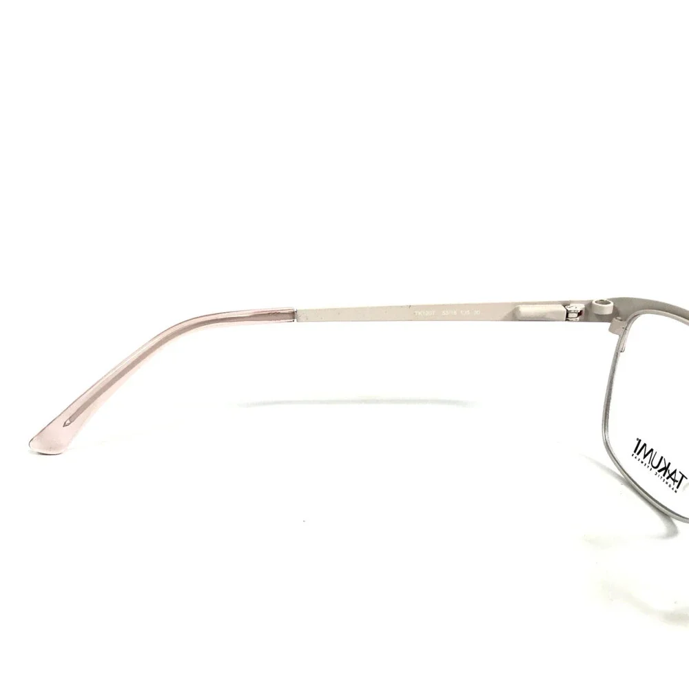 Takumi Eyeglasses Frames TK1207 30 Pink Red with Polarized Clip Ons 53-16-135
